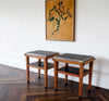 A pair of  Belgium Deco side tables