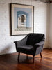 1960s Reupholstered Danish armchair