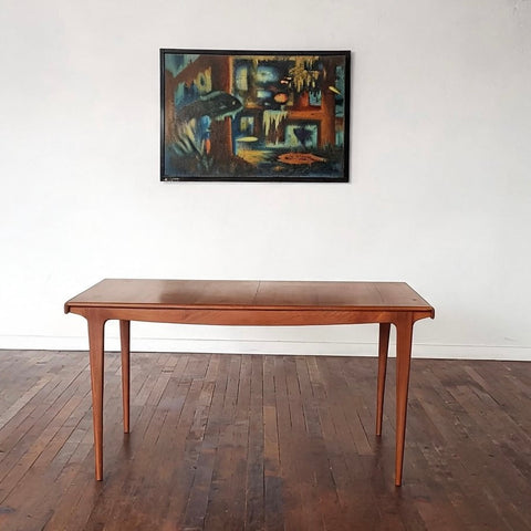 1960s Teak extendable dining table