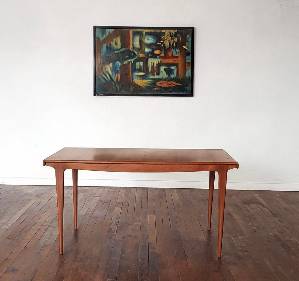 1960s Teak extendable dining table