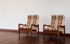Danish high back armchair