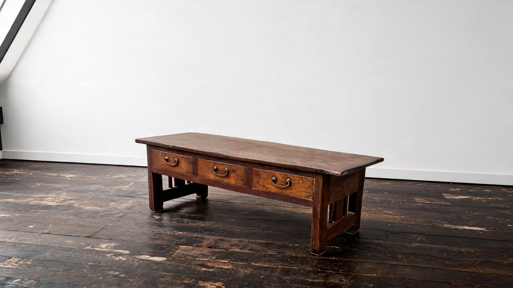 Tables / Coffee Tables / Authentic Japanese Shosai-Ki Writing Desk, 1920