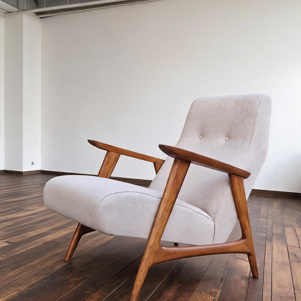 1950's restored French armchair
