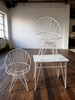 Combex Wire Chair and Combex Wire Table by Cees Braakman for Pastoe, Netherlands, 1950s, Set of