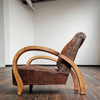 1930s French Leather armchair