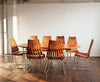 Rare Hans Brattrud for Hove Møbler extenable  table and 8x chairs