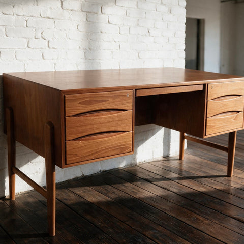 1960s Danish executive desk by Christian Moller