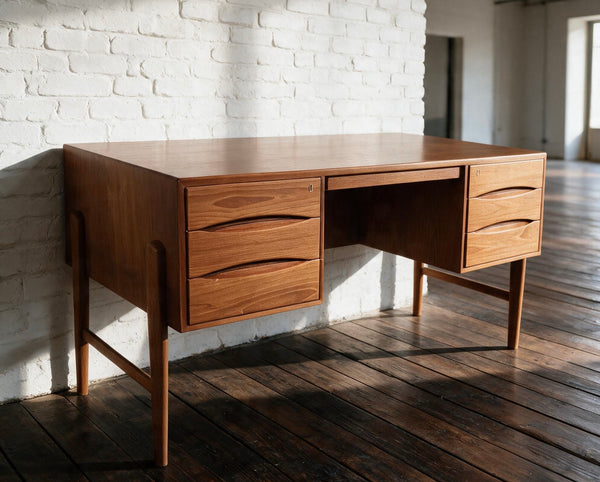 1960s Danish executive desk by Christian Moller