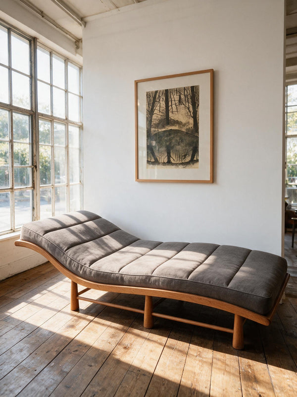 Vintage German style Daybed/ Chaise
