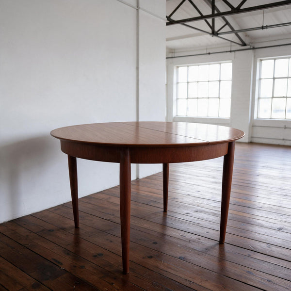 1960s dining extendable table by Lubke
