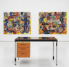 Rare industrial desk by Marc Held for Strafor