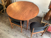 1960’s Mcintoah round extending dining table 4x chairs