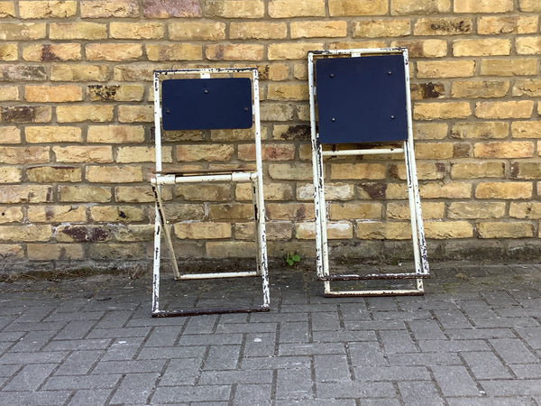 Vintage circus folding chairs