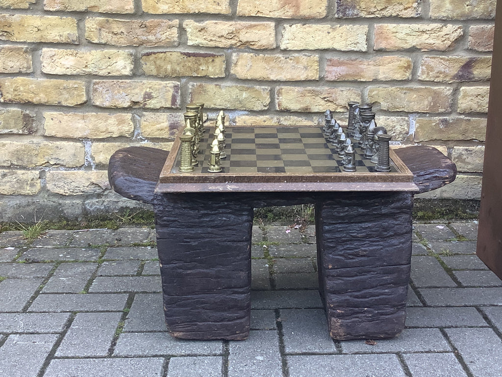 Vintage Chess set with board