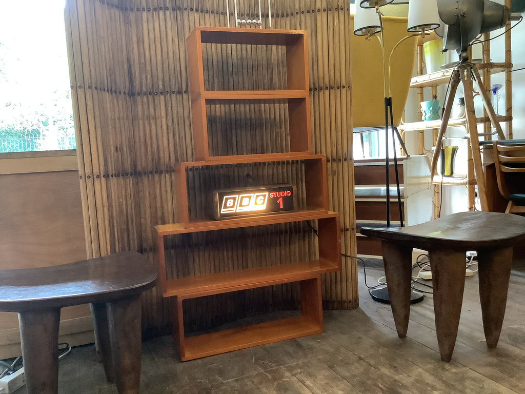 1960”s Modular wooden shelves