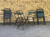 Vintage metal folding chairs