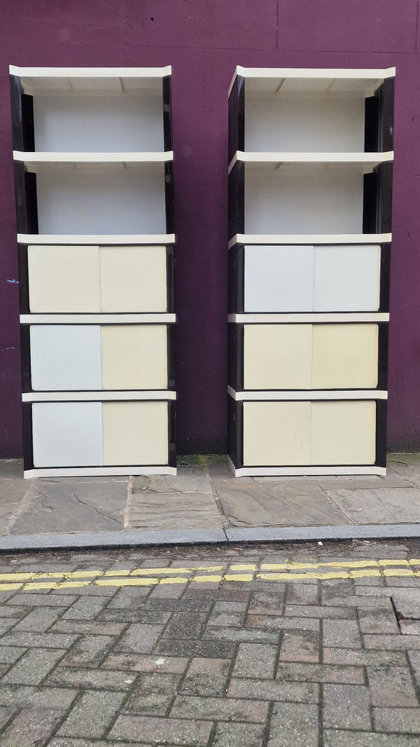 A pair of 1970s storage cabinets by Andre Vandenbeuck