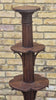Rustic burtalist shelving display stand 20th century