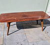 1960s French low coffee table in manor of Pierre Jeanneret