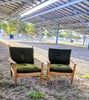 1960s German lounge armchairs