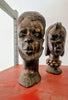A Pair of Vintage West African craved   heads.