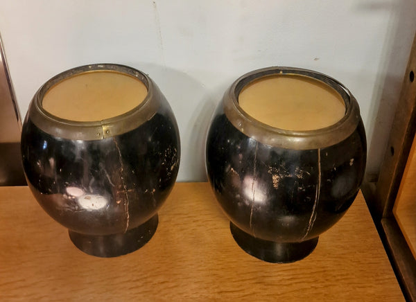 A pair of vintage Italian side tables