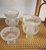 6 pedestal bowls 1960s by Obergalas