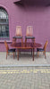 Rosewood round extendable dining table by Mclntosh 1960