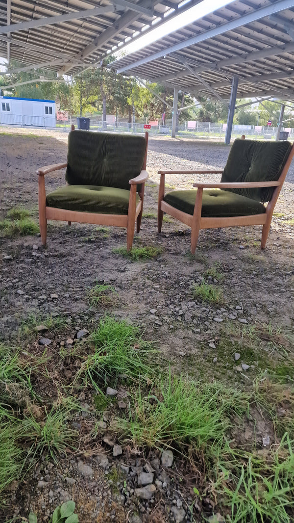 1960s German lounge armchairs
