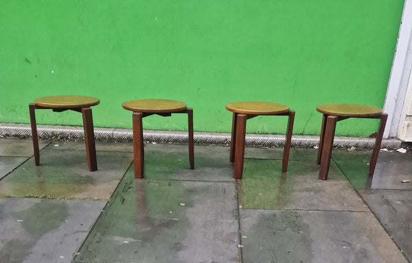 Set of  4 1960s Danish stackable table