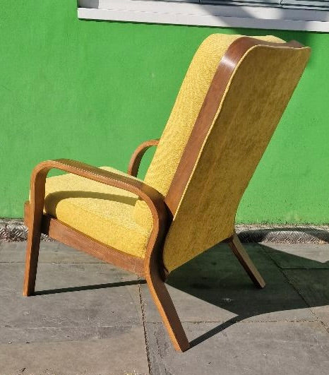 1940's reupholstered armchair by Eric Lyons