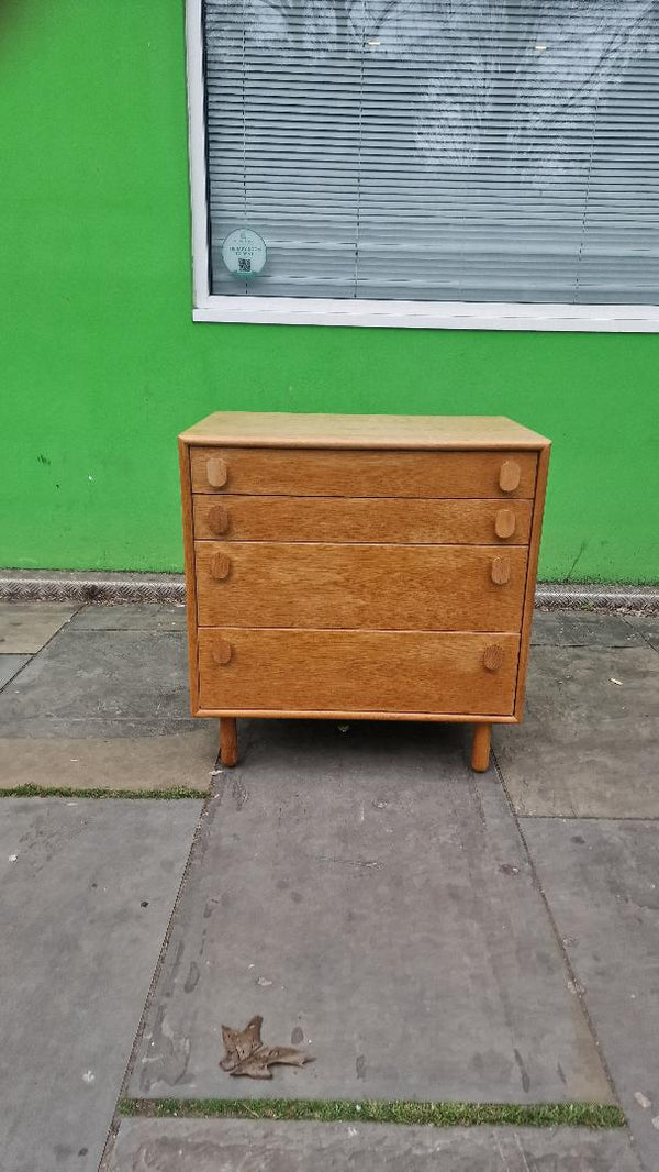Chest of drawers in teak by Meredew.