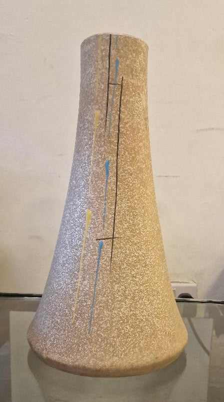 Vintage Light Grey Ceramic Model Foreign Floor Vase from Scheurich,
