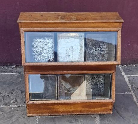 BISCUITS ANTIQUE DISPLAY CABINET