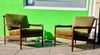 1960s  Pair of Danish armchairs