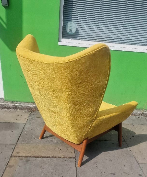 Vintage 1960s Parker Knoll Merrywood Wingback Armchair "Papa Bear"