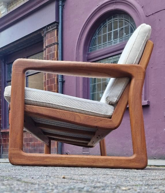 Holstebro Mobelfabrik, 3-seater teak Danish  sofa,