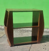 Art Deco side table and bookcase