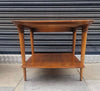 1960s   Walnut End Tables W/Geometric Tiles ZuHaus by Lane