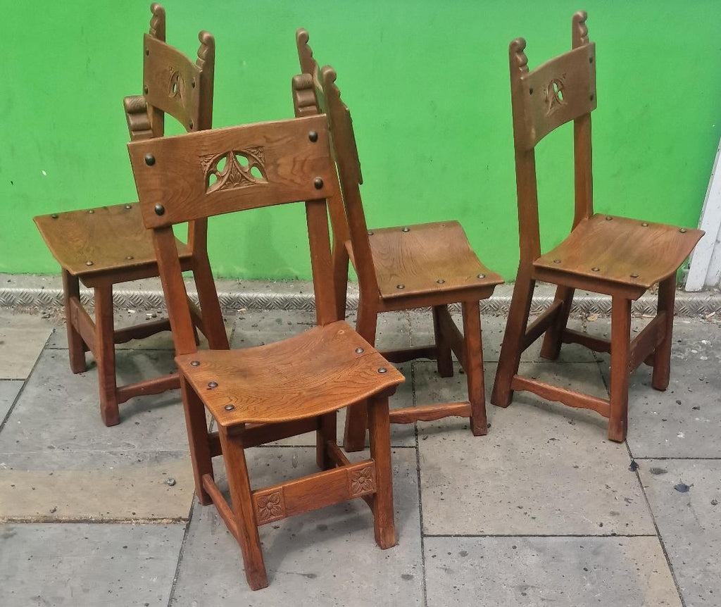 1950 Spanish Brutalist set of chairs