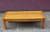Maison Regain, elm coffee table, 1980s.