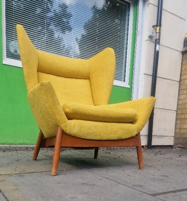 Vintage 1960s Parker Knoll Merrywood Wingback Armchair "Papa Bear"