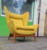 Vintage 1960s Parker Knoll Merrywood Wingback Armchair "Papa Bear"