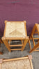 1970's French bar stools in the style of Charlotte Perriand