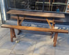 Vintage French  Benches and table