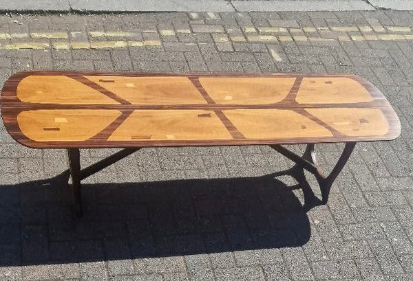 Long Tom' Marquetry Coffee Table by Everest for Heals
