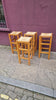1970's French bar stools in the style of Charlotte Perriand