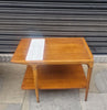 1960s   Walnut End Tables W/Geometric Tiles ZuHaus by Lane