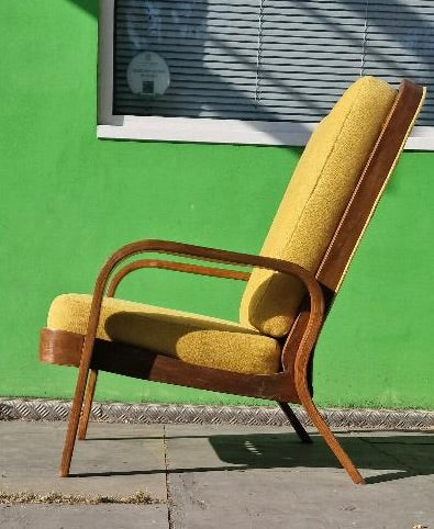 1940's reupholstered armchair by Eric Lyons