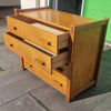 1980s Pine chest of draws